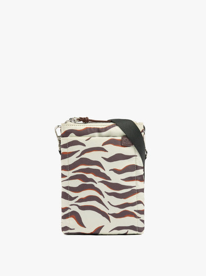 Double Printed Nylon Crossbody Bag