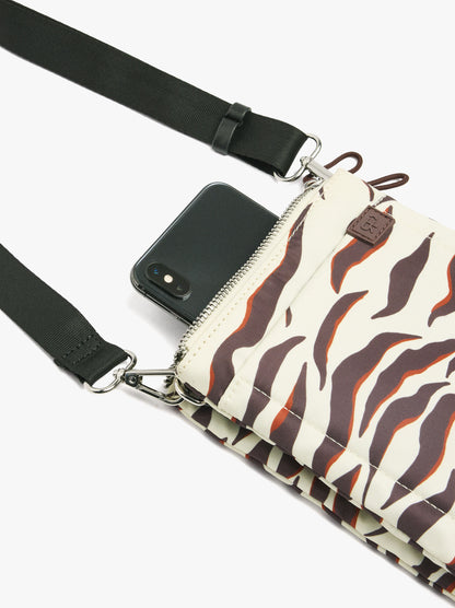 Double Printed Nylon Crossbody Bag