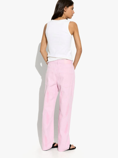 Trousers With 100% Cotton Embroidery