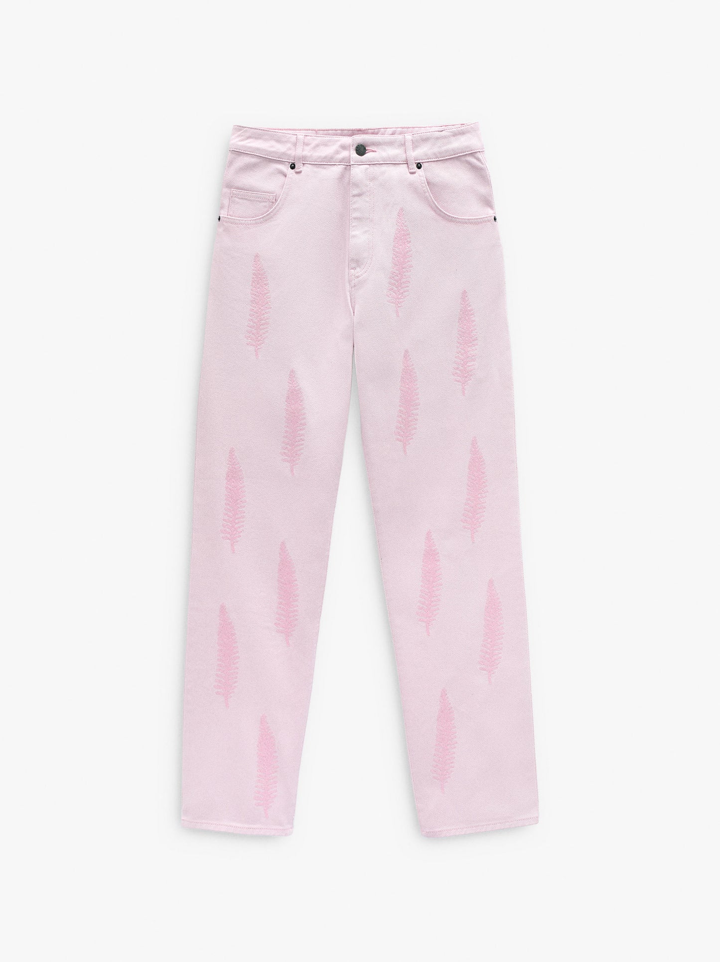 Trousers With 100% Cotton Embroidery