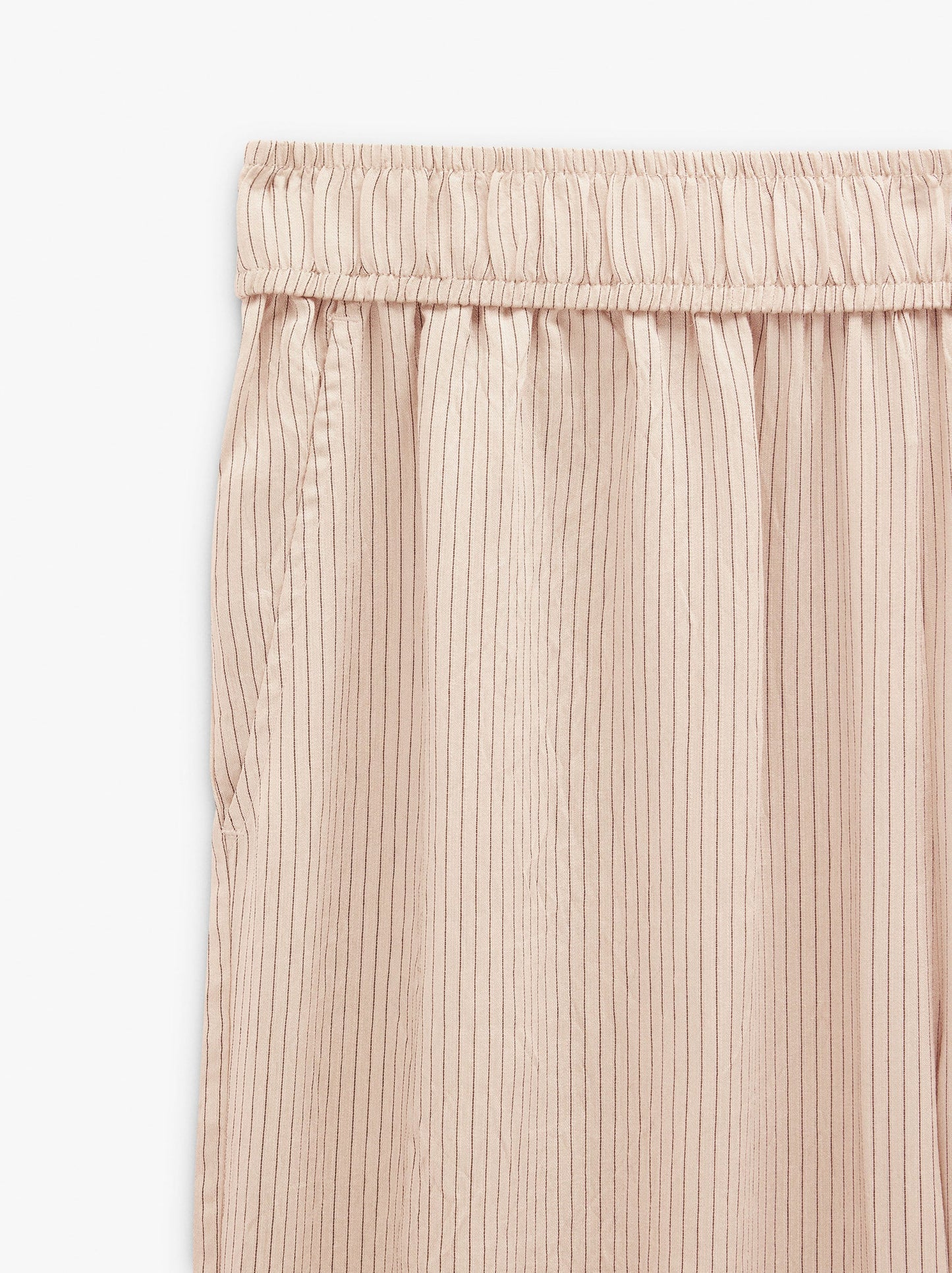 Striped Trousers With Elastic Waist