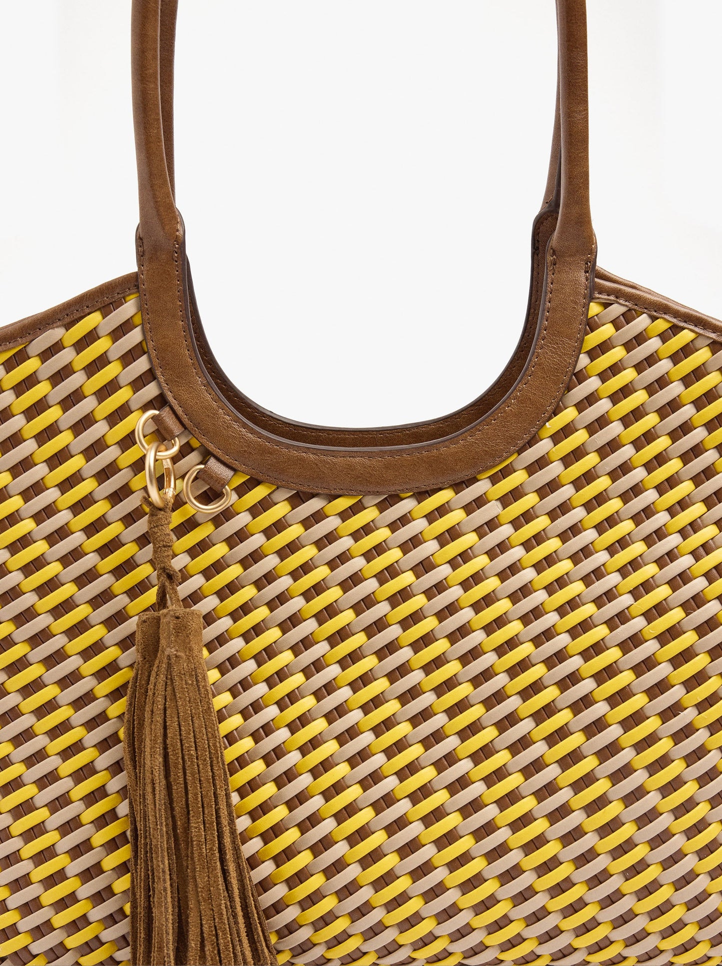 Shopper Bag Braided With Removable Bag