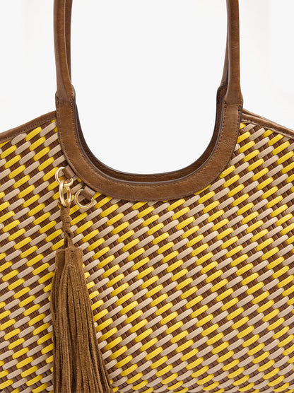 Shopper Bag Braided With Removable Bag
