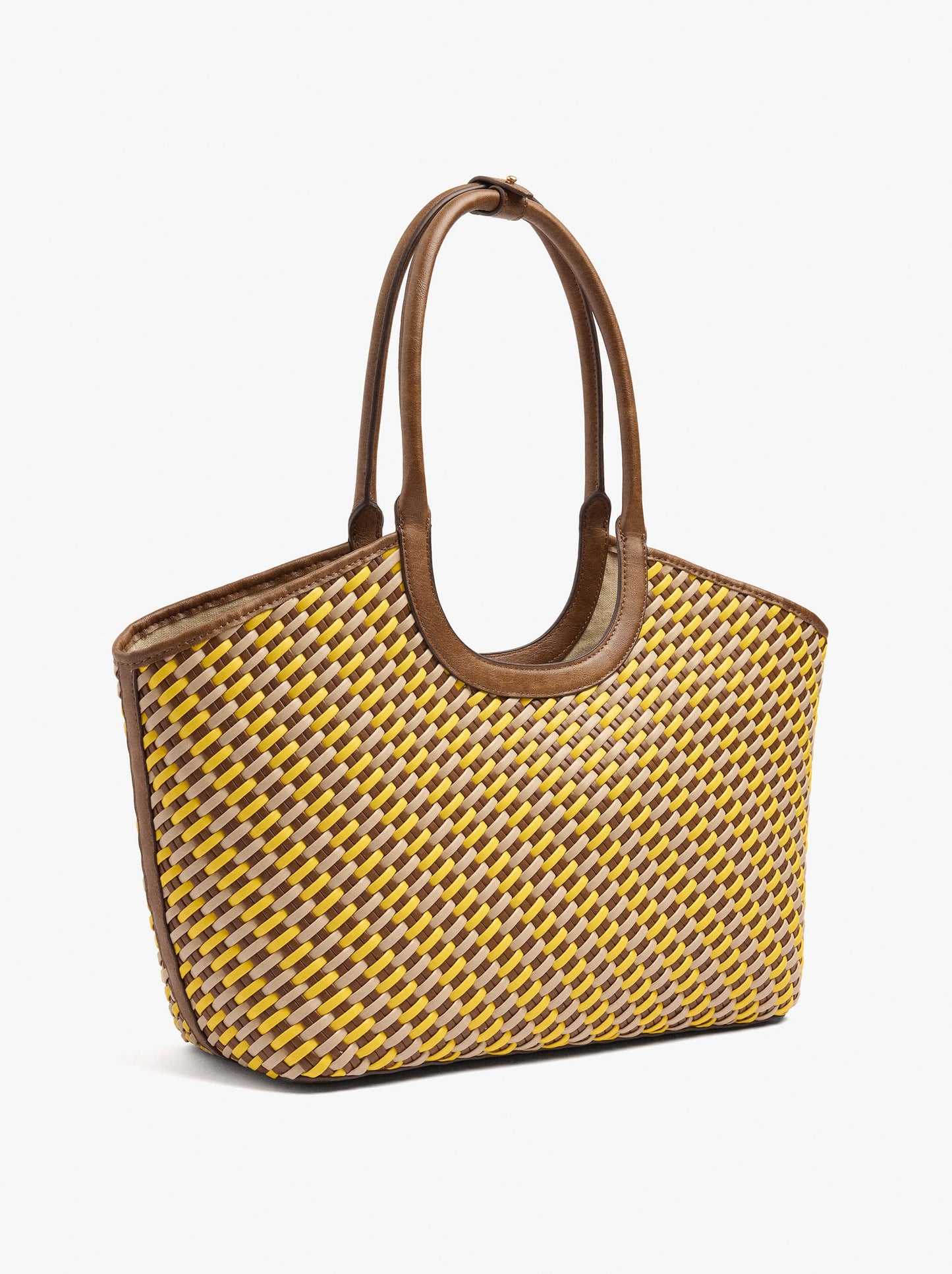 Shopper Bag Braided With Removable Bag