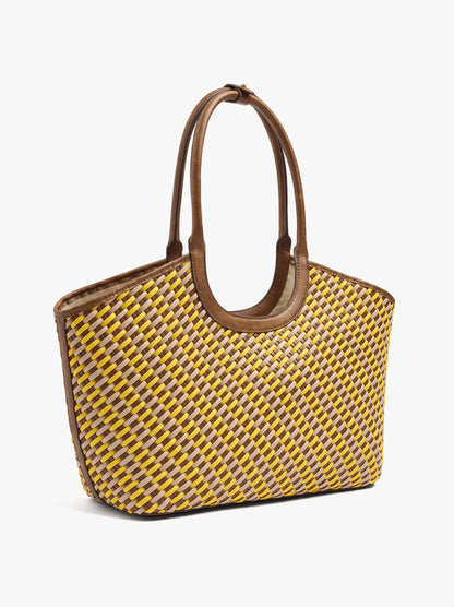 Shopper Bag Braided With Removable Bag