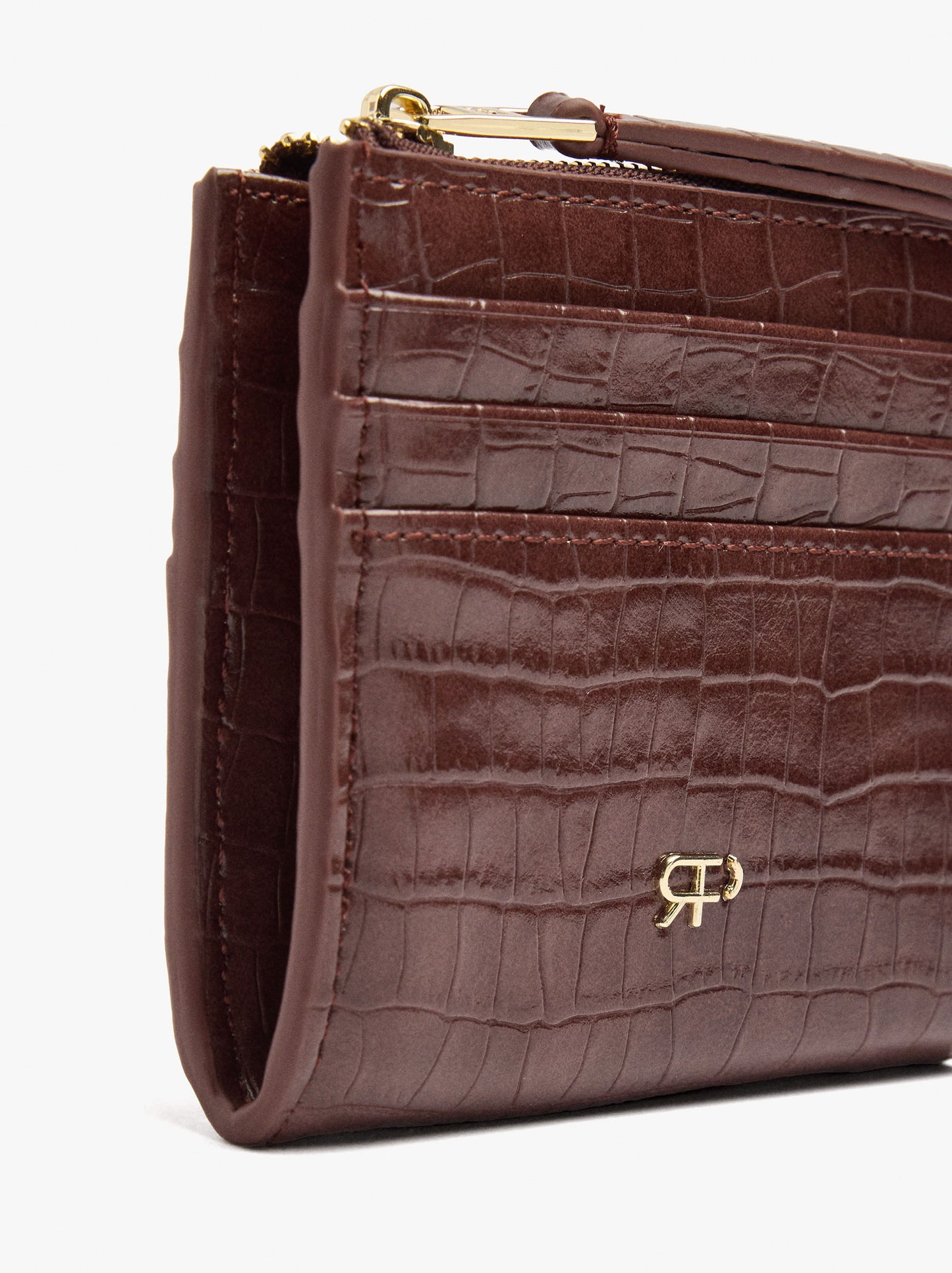 Card Holder With Animal Embossing