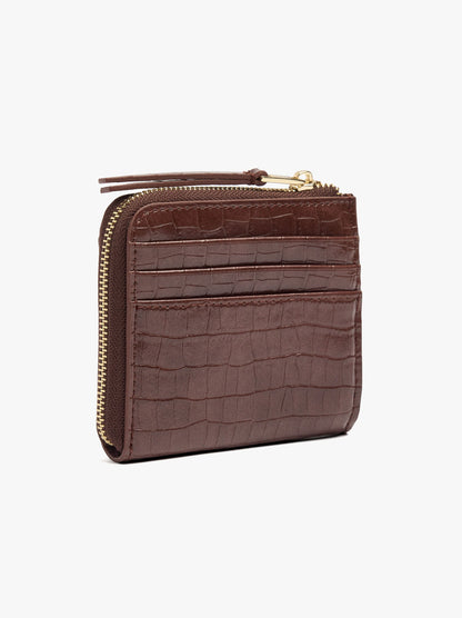 Card Holder With Animal Embossing