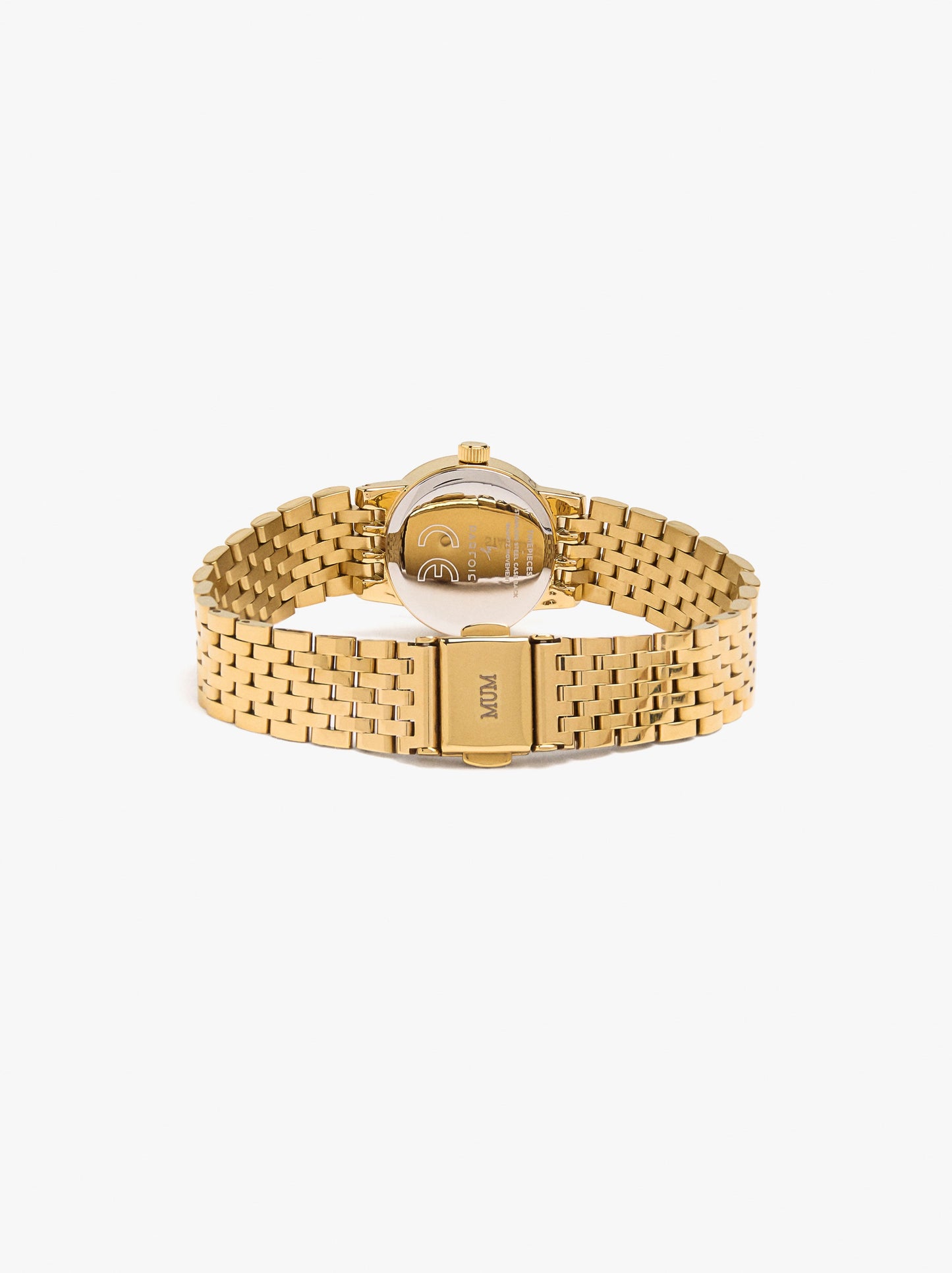 Watch With Crystals And Stainless Steel Bracelet
