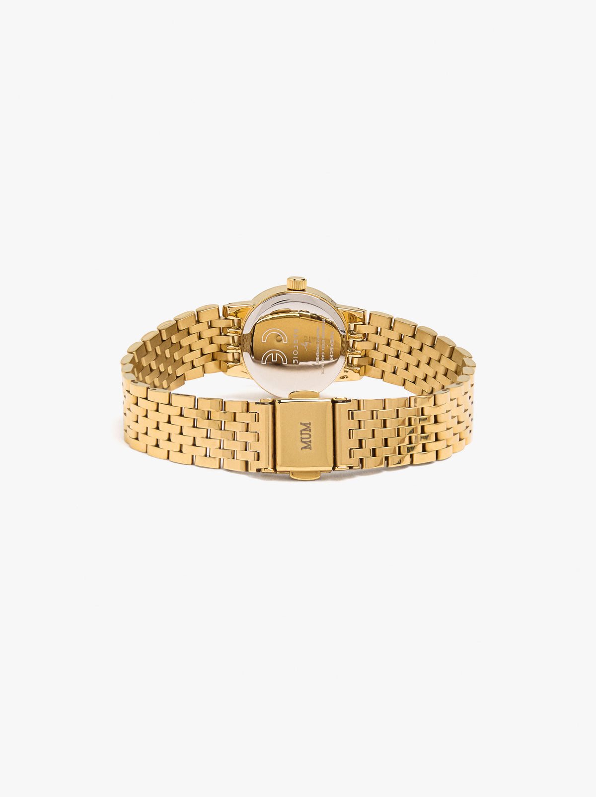 Watch With Crystals And Stainless Steel Bracelet