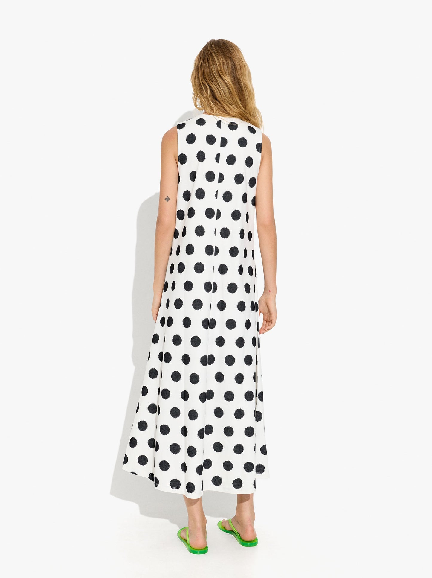 Long Dress With Polka Dots
