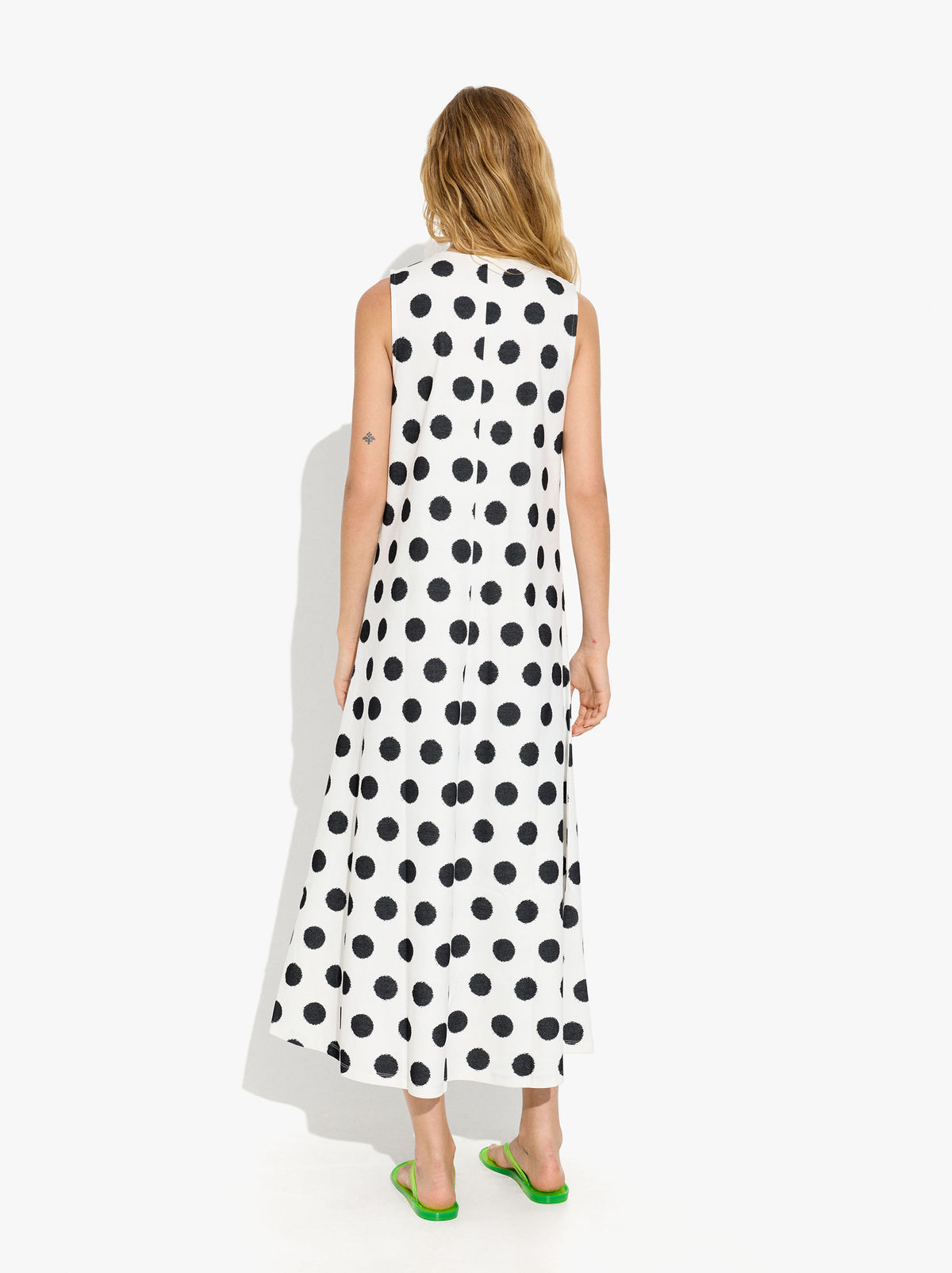 Long Dress With Polka Dots