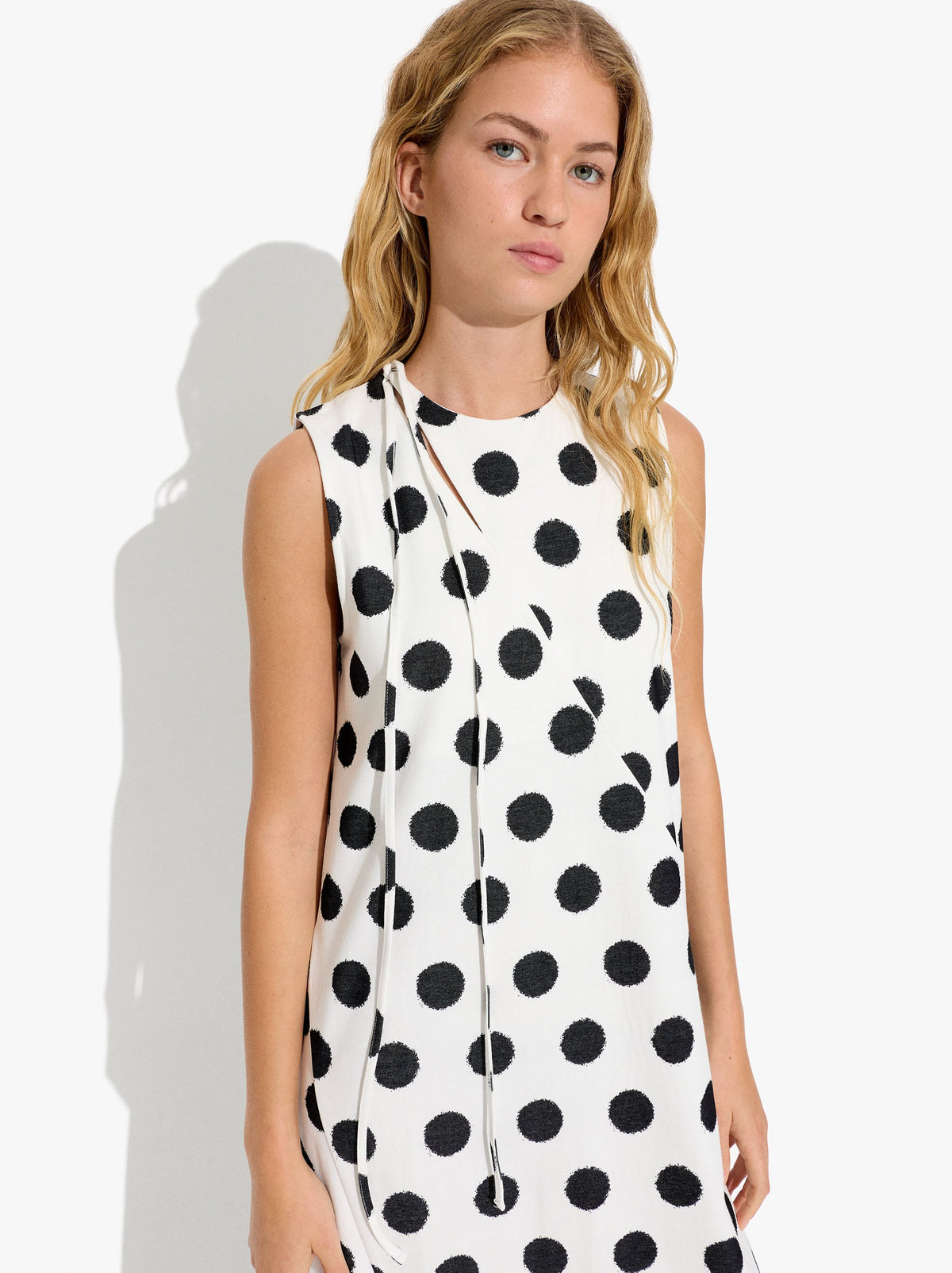Long Dress With Polka Dots