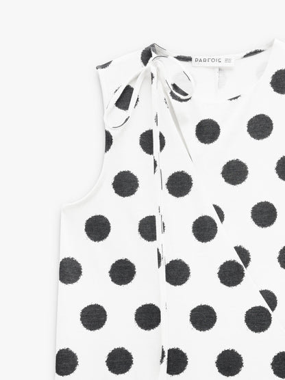 Long Dress With Polka Dots