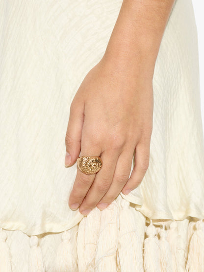 Spiral Snail Ring