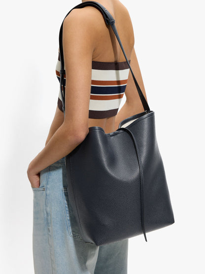 Shoulder Bag With Texture