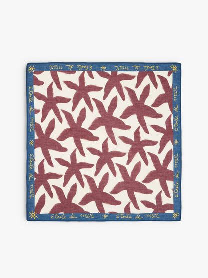 Printed Square Scarf 100% Cotton