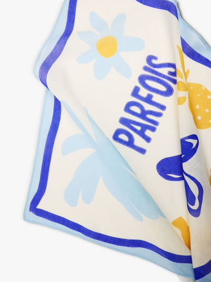 Printed Square Scarf 100% Cotton