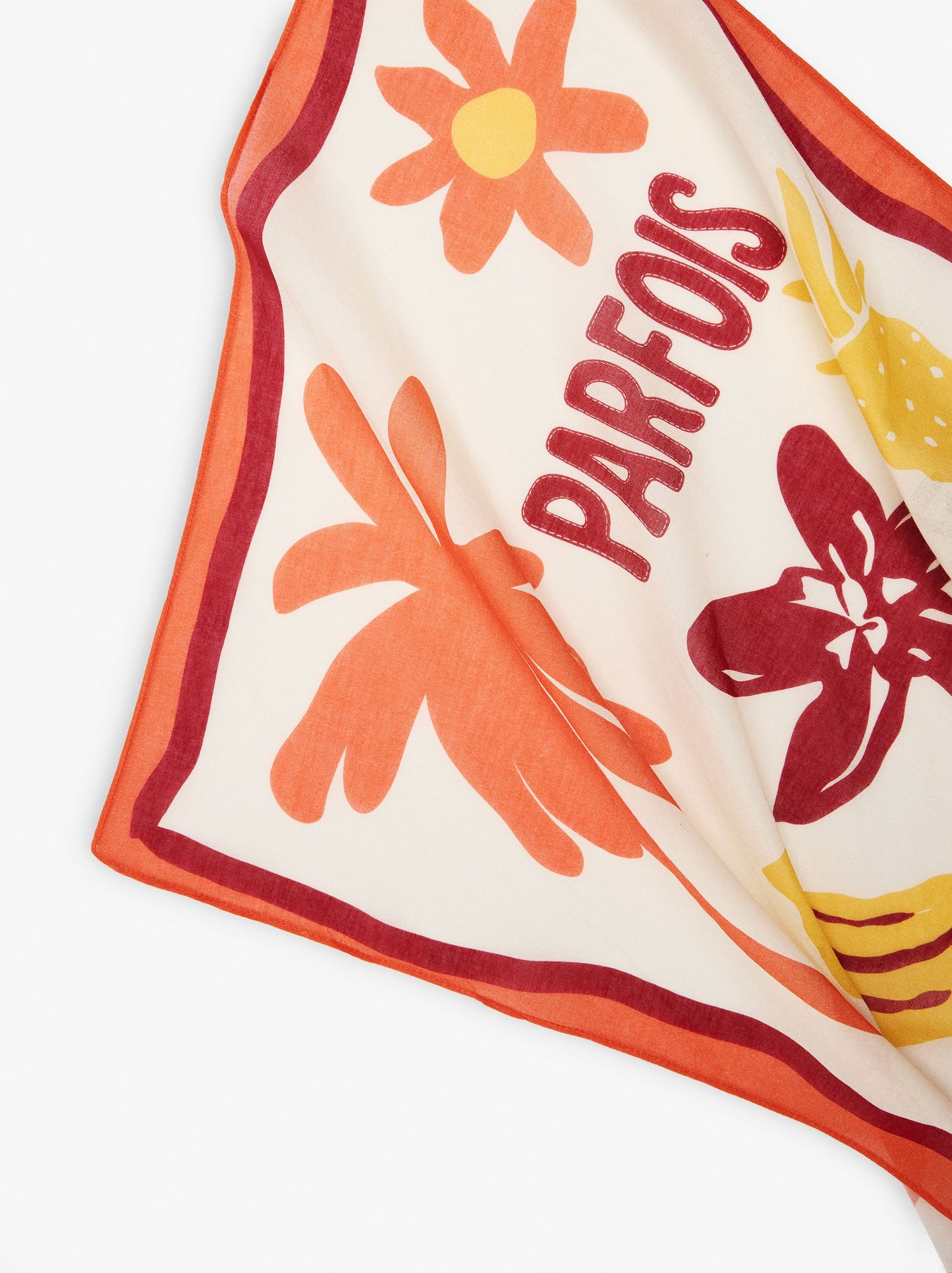 Printed Square Scarf 100% Cotton