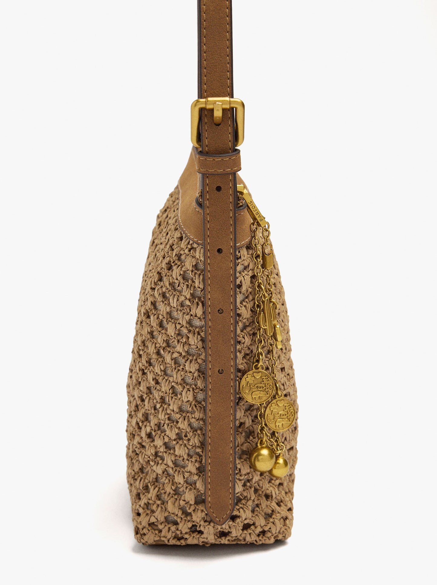 Mobile Phone Bag Paper Straw With Strap