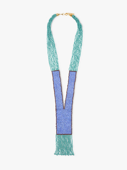 Multi-Collar With Glass Beads