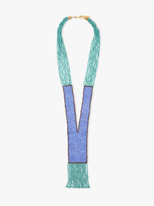 Multi-Collar With Glass Beads