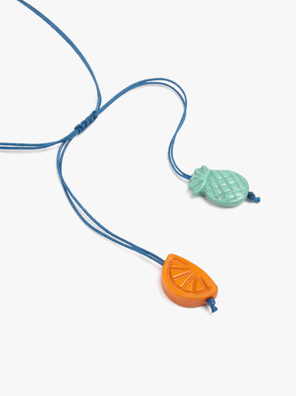 Multi-Collar Cord With Glass Beads