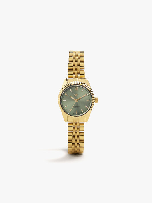 Round Watch With Stainless Steel Bracelet