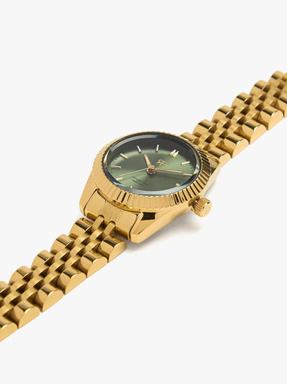 Round Watch With Stainless Steel Bracelet