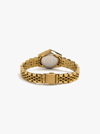 Round Watch With Stainless Steel Bracelet