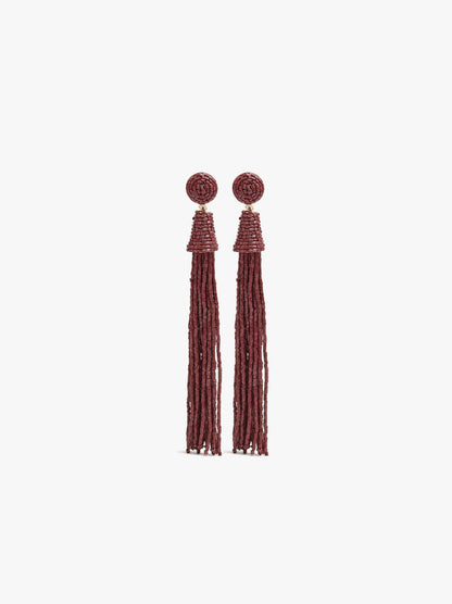 Long Earrings With Beads