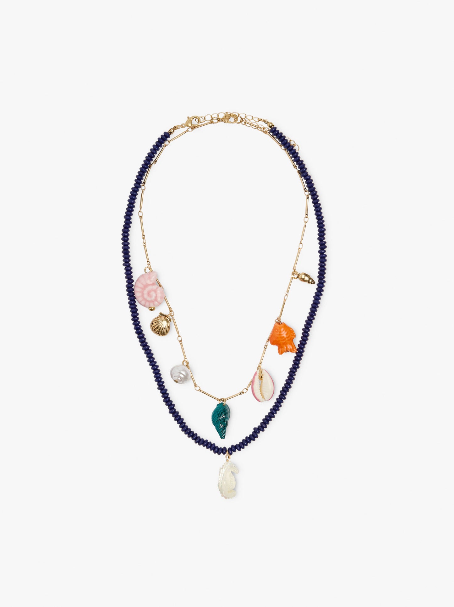 Set Of Necklaces With Sea-Inspired Motifs