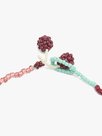 Set Of Necklaces With Multicolor Glass Beads