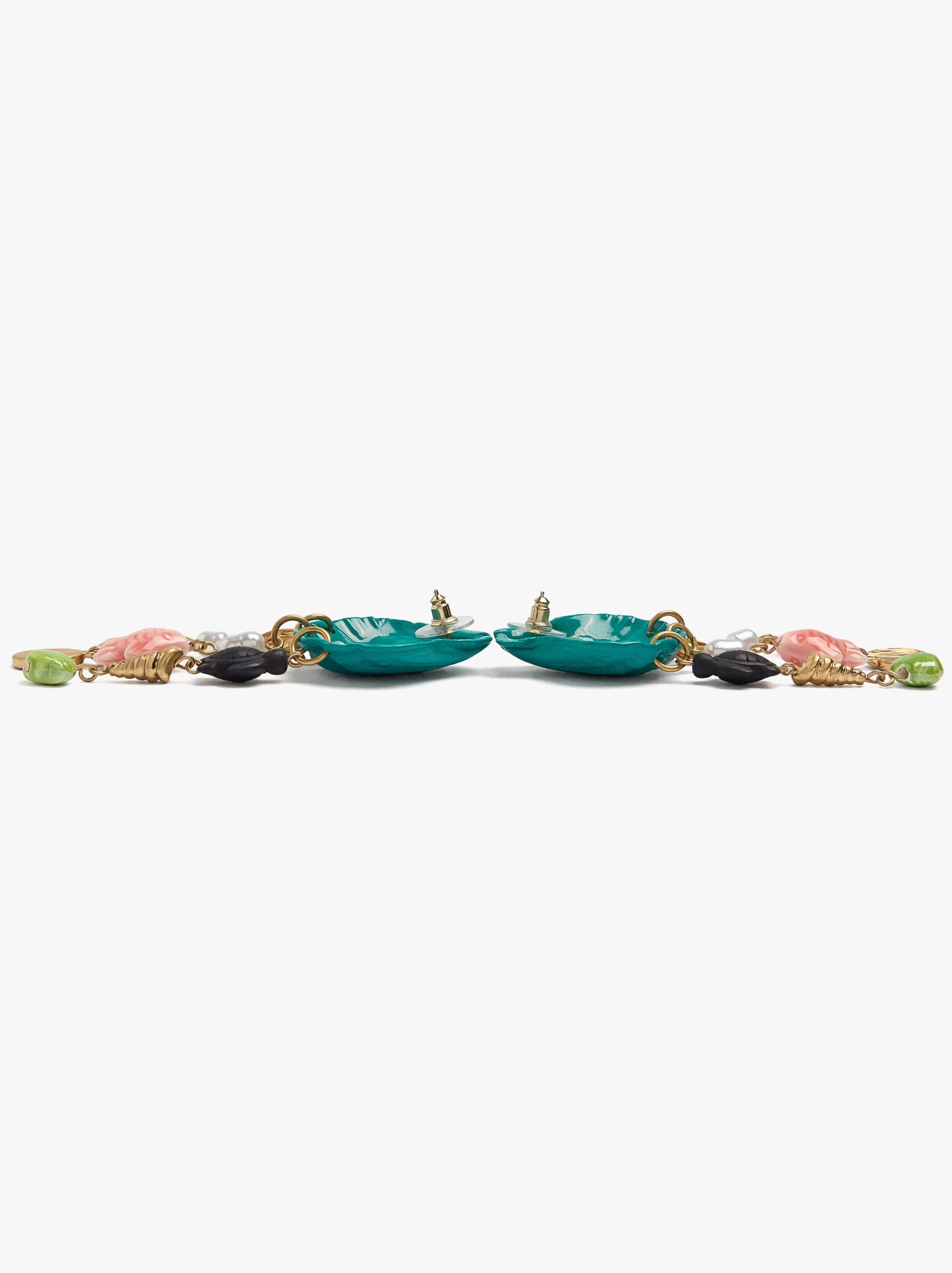 Long Earrings With Marine Charms