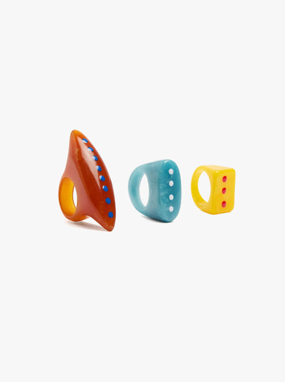 Set Of Resin Rings