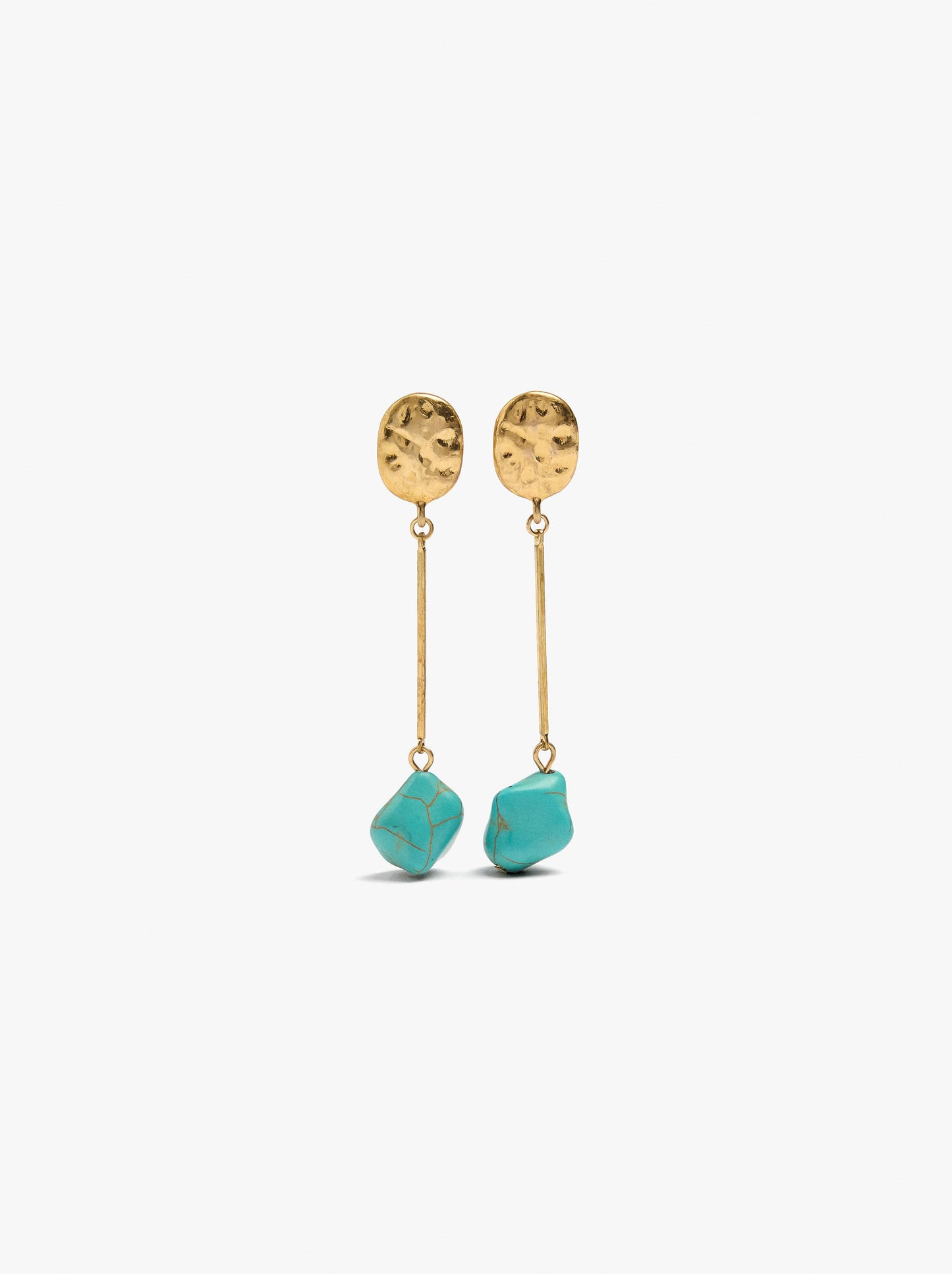 Long Earrings With Bar With Stone