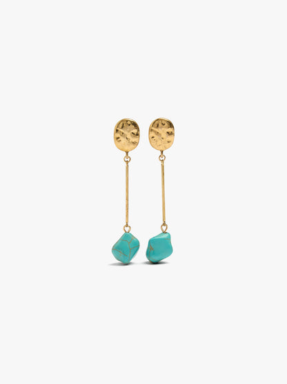 Long Earrings With Bar With Stone