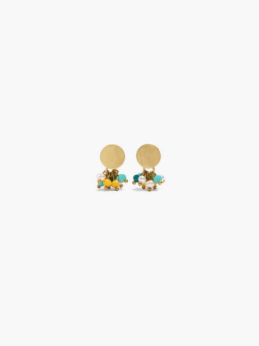 Earrings With Glass Beads
