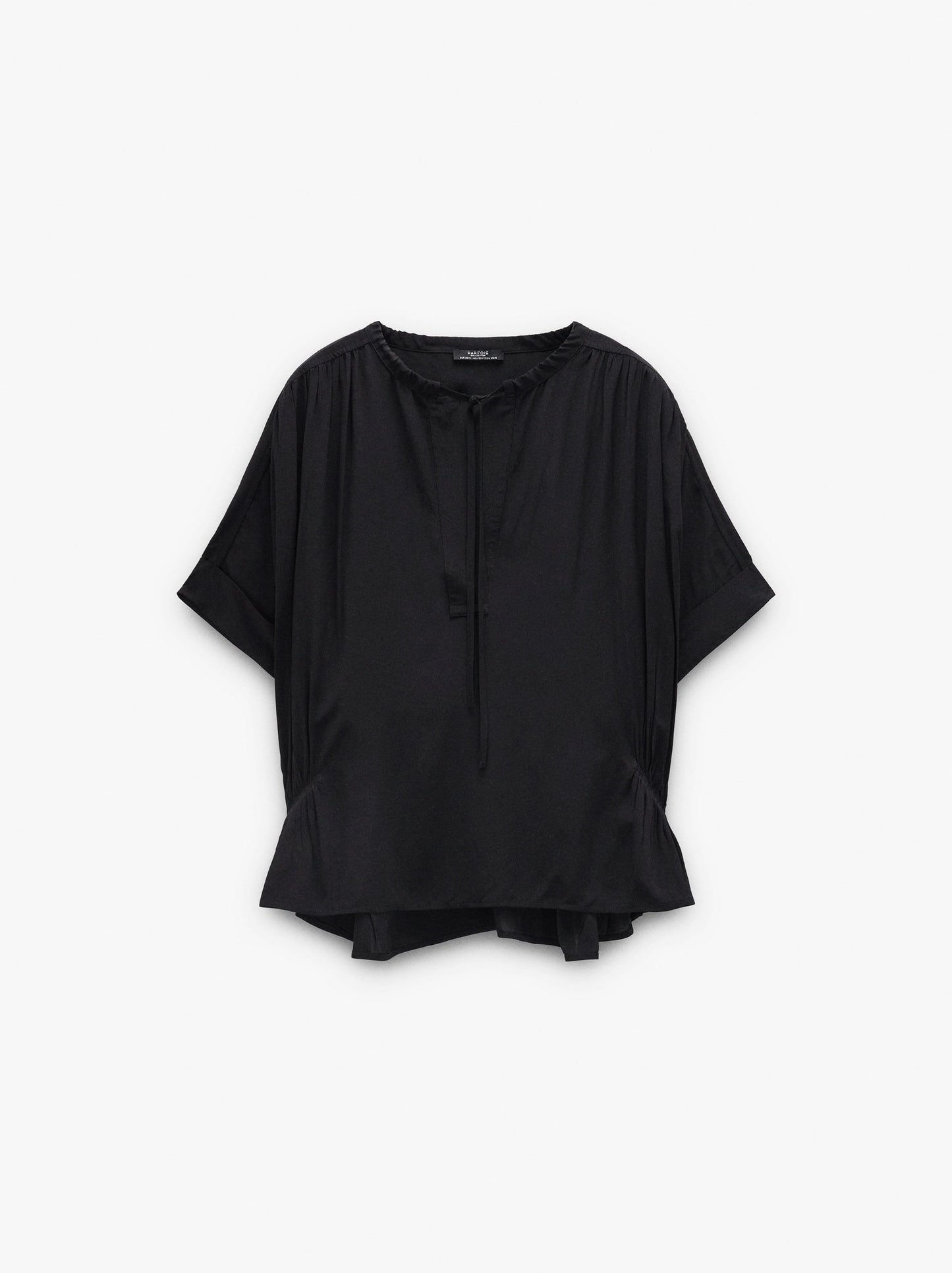 Plain Blouse With Gathers