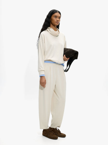 Sweatshirt With High Neck And Soft Touch