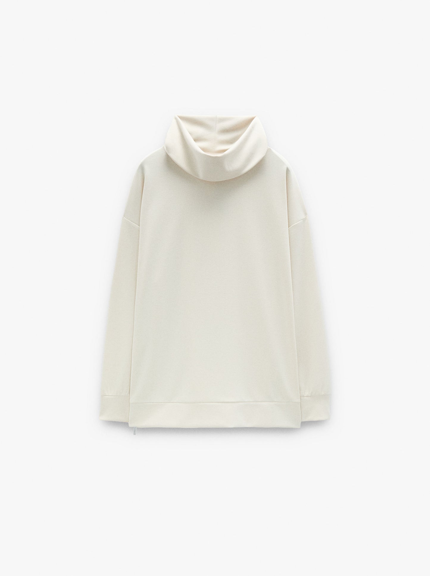 Sweatshirt With High Neck And Soft Touch
