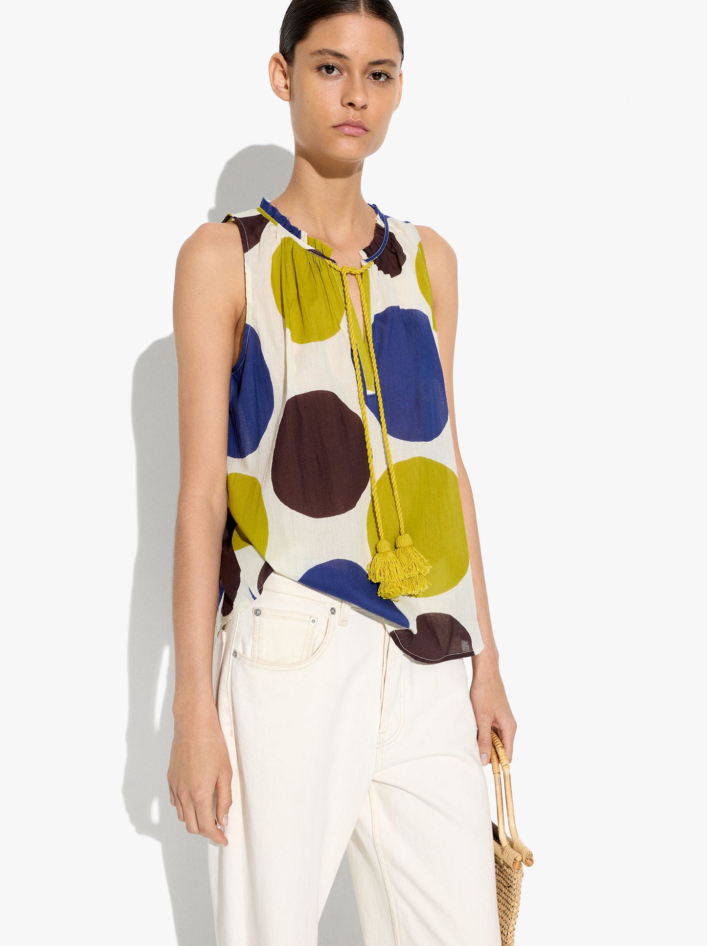 Top Printed With 100% Cotton