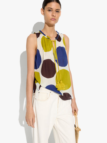 Top Printed With 100% Cotton