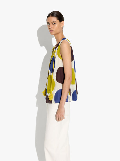 Top Printed With 100% Cotton
