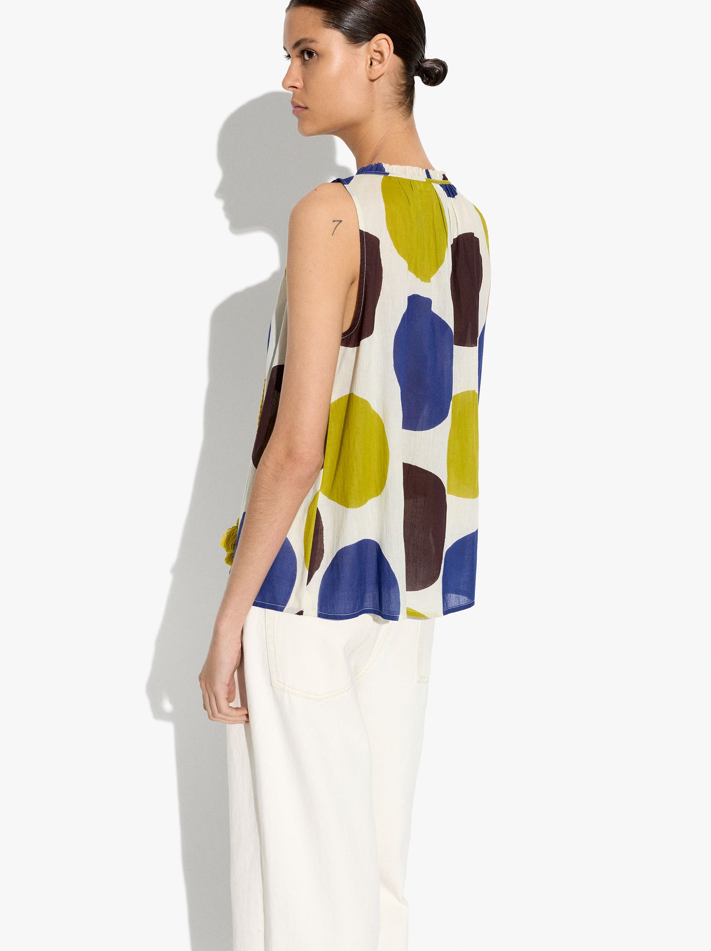 Top Printed With 100% Cotton