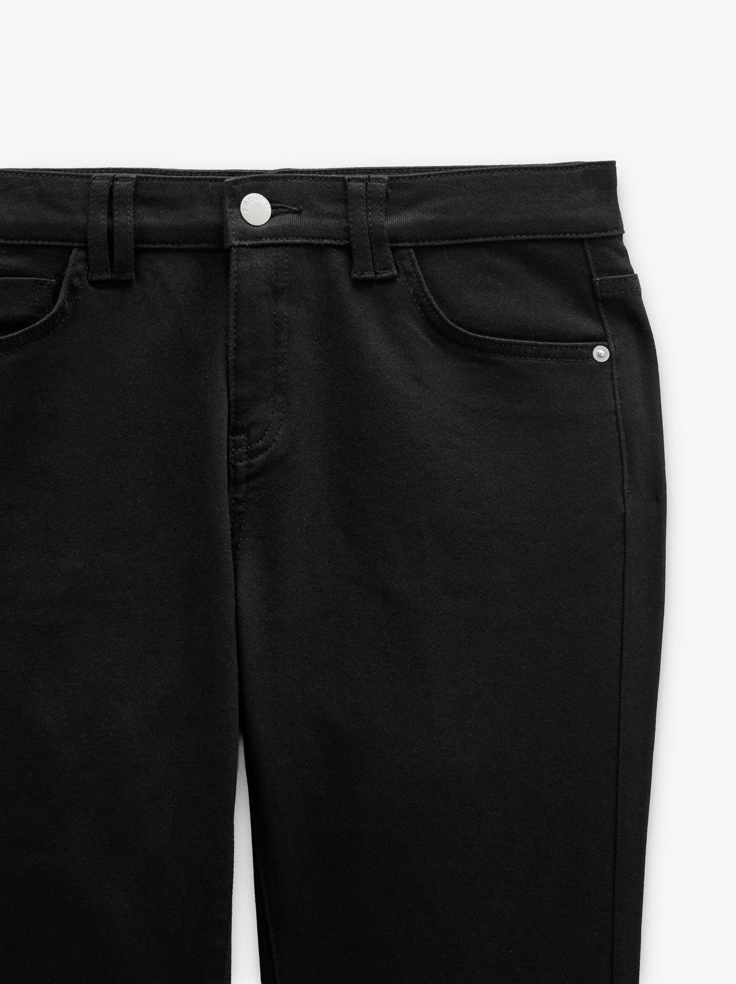 Jeans Hem With Zipper Closure