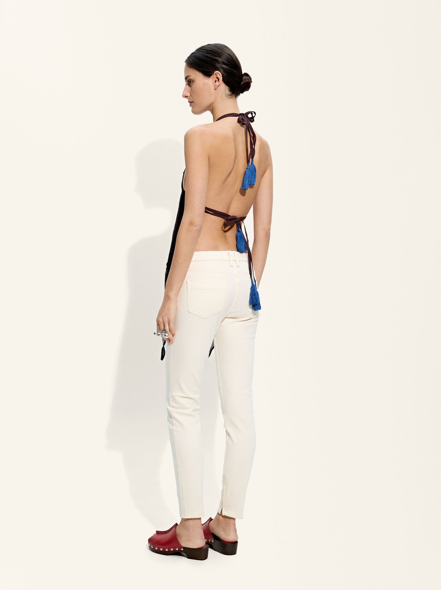 Jeans Hem With Zipper Closure