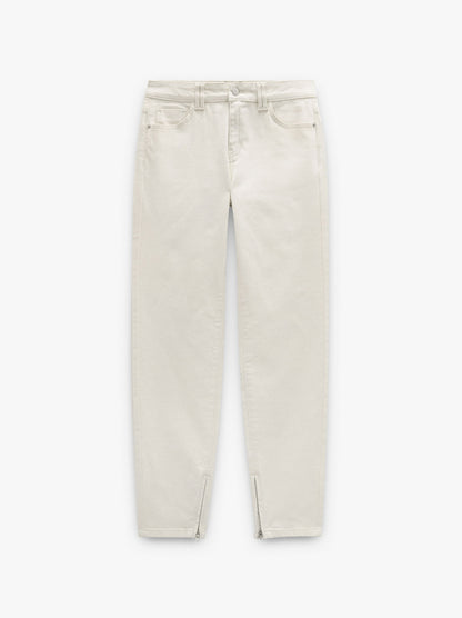 Jeans Hem With Zipper Closure