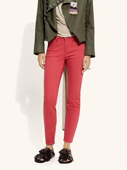 Jeans Hem With Zipper Closure