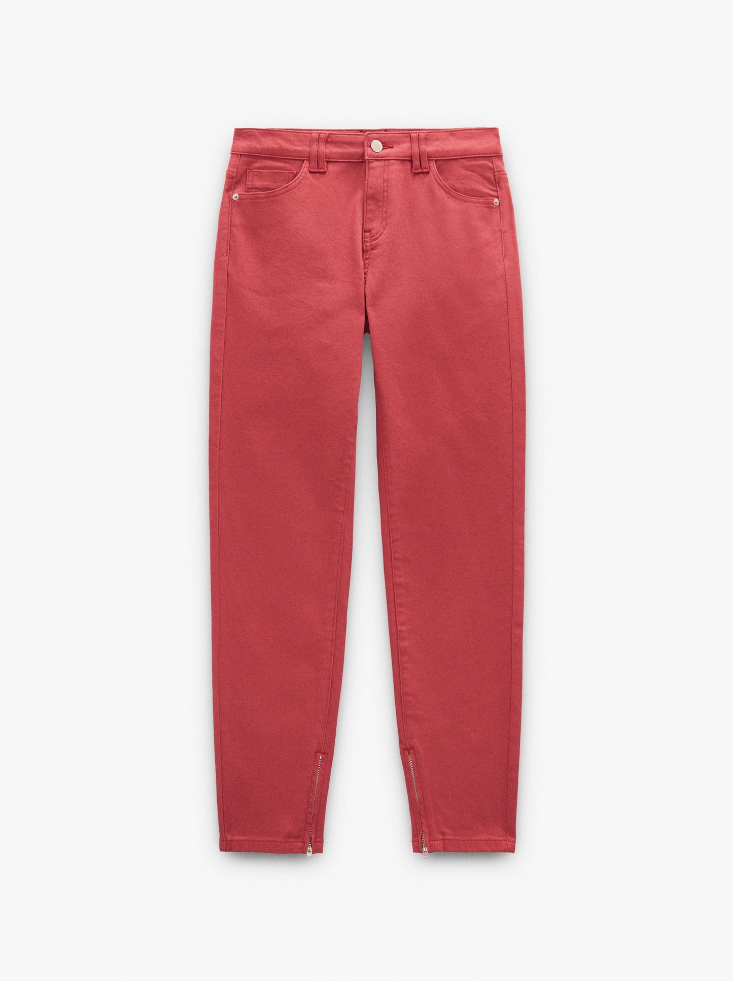 Jeans Hem With Zipper Closure