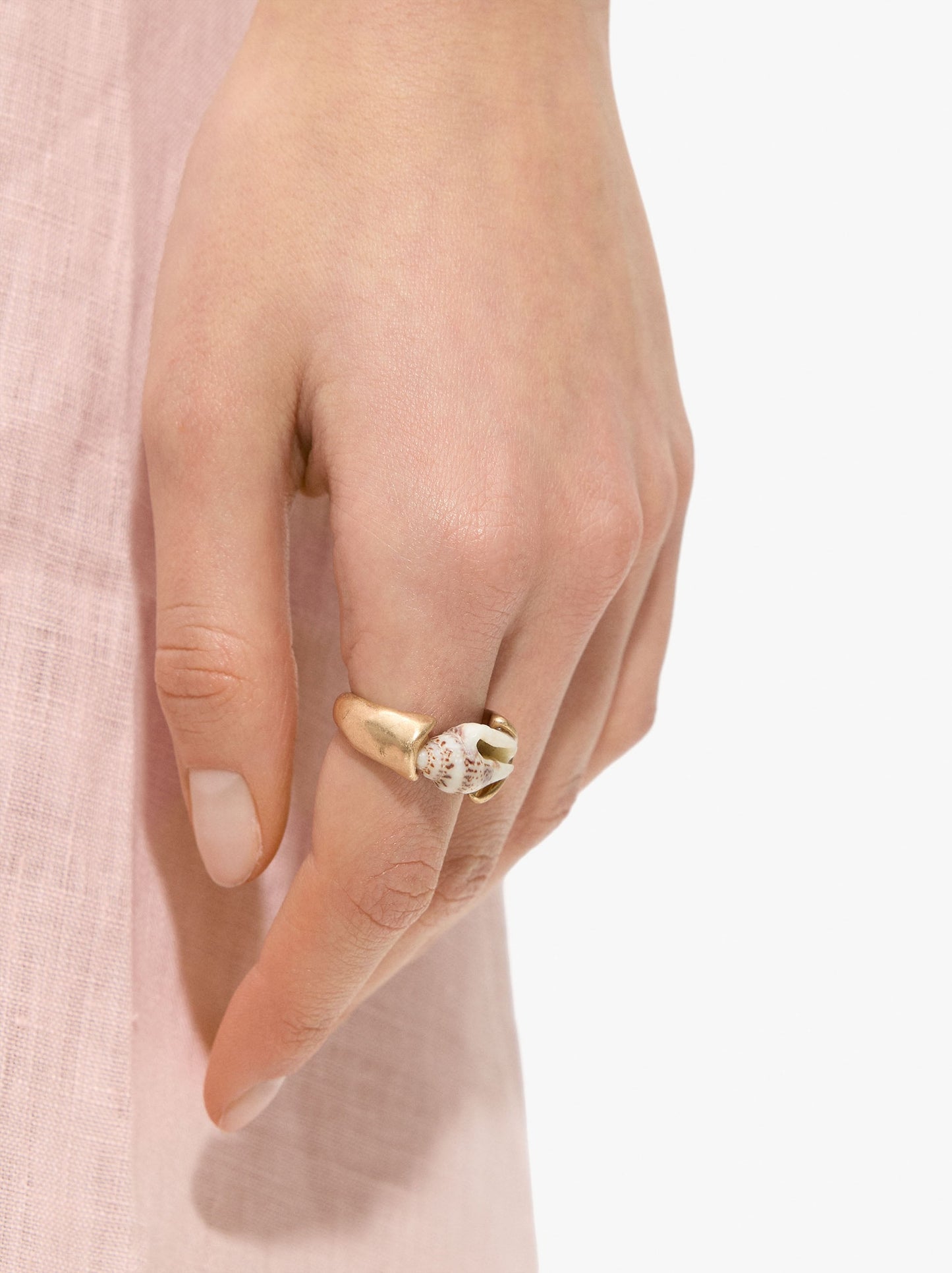 Ring With Shell